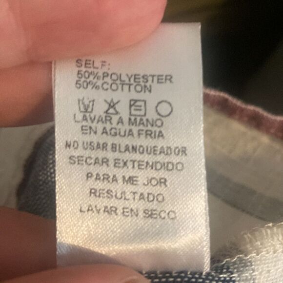 EUC Urban Outfitter LOVE+Harmony Stripe Woven Linen Blend Halter Neck Midi Dress - Picture 11 of 12